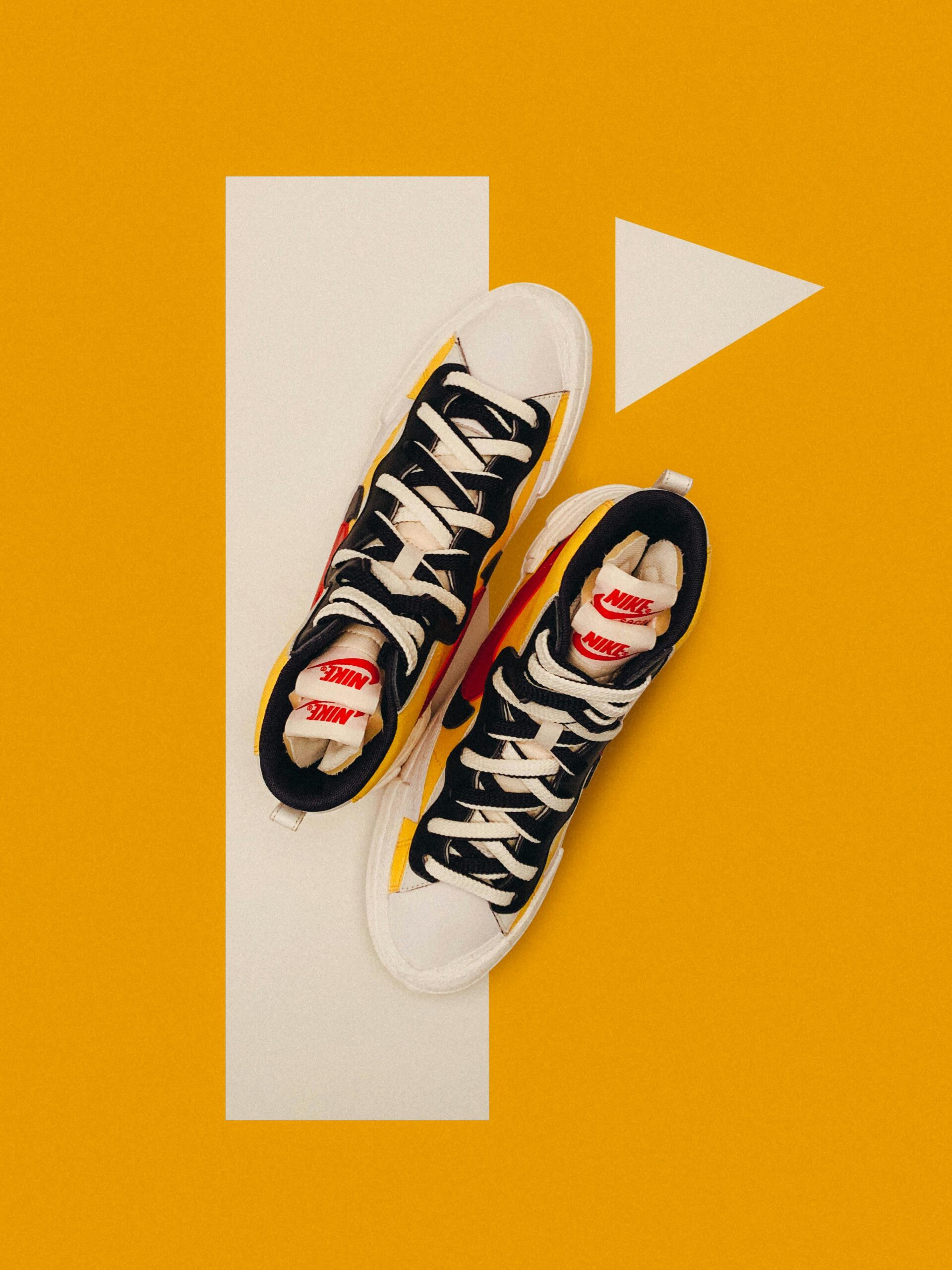 nike shoe (yellow) nike shoe (yellow)